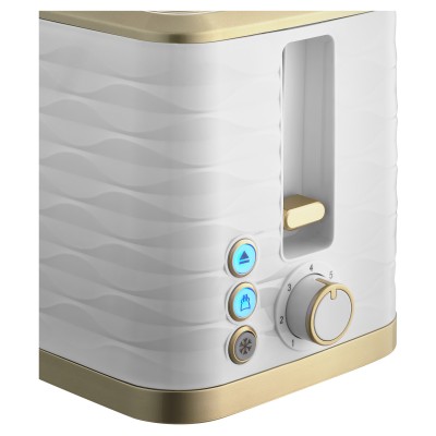 Тостер Sencor 930Вт, підігрів, розморожування, підсвічування, пластик, біло-золотий (STS7500WH) Тостер Sencor 930Вт, підігрів, розморожування, підсвічування, пластик, біло-золотий (STS7500WH)