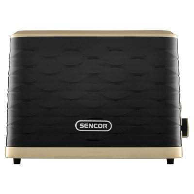 Тостер Sencor 930Вт, підігрів, розморожування, підсвічування, пластик, чорно-золотий (STS7501BK) Тостер Sencor 930Вт, підігрів, розморожування, підсвічування, пластик, чорно-золотий (STS7501BK)