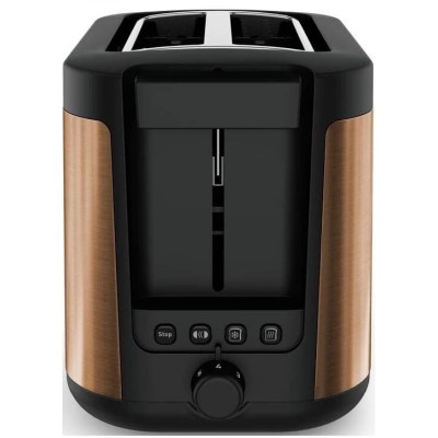 Тостер Tefal Coppertinto 850Вт, розморожування, метал, бронзовий (TT430G10) Тостер Tefal Coppertinto 850Вт, розморожування, метал, бронзовий (TT430G10)