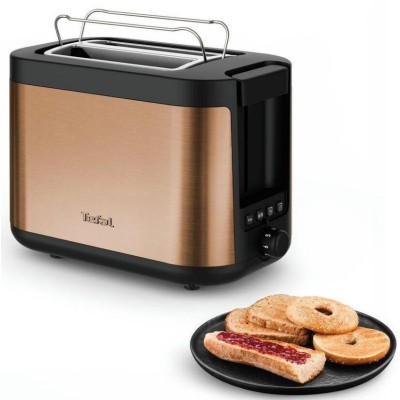 Тостер Tefal Coppertinto 850Вт, розморожування, метал, бронзовий (TT430G10) Тостер Tefal Coppertinto 850Вт, розморожування, метал, бронзовий (TT430G10)