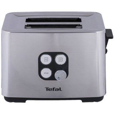 Тостер Tefal Cube 900Вт, метал/пластик, чорний (TT420D30) Тостер Tefal Cube 900Вт, метал/пластик, чорний (TT420D30)