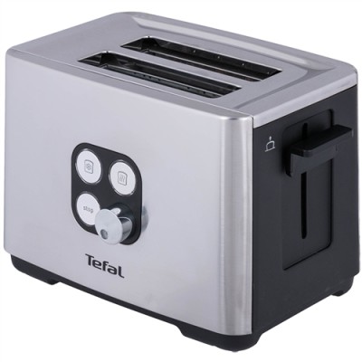 Тостер Tefal Cube 900Вт, метал/пластик, чорний (TT420D30) Тостер Tefal Cube 900Вт, метал/пластик, чорний (TT420D30)
