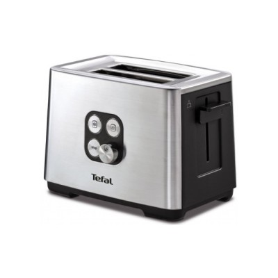 Тостер Tefal Cube 900Вт, метал/пластик, чорний (TT420D30) Тостер Tefal Cube 900Вт, метал/пластик, чорний (TT420D30)