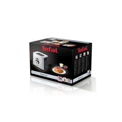 Тостер Tefal Cube 900Вт, метал/пластик, чорний (TT420D30) Тостер Tefal Cube 900Вт, метал/пластик, чорний (TT420D30)