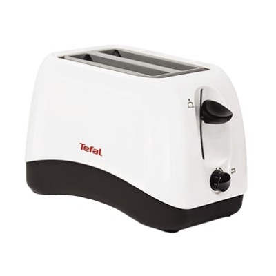 Тостер Tefal Delfini 850Вт, пластик, біло-чорний (TT130130) Тостер Tefal Delfini 850Вт, пластик, біло-чорний (TT130130)