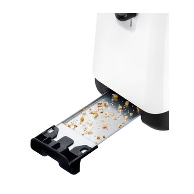 Тостер Tefal Delfini 850Вт, пластик, біло-чорний (TT130130) Тостер Tefal Delfini 850Вт, пластик, біло-чорний (TT130130)
