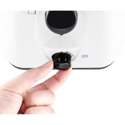 Тостер Tefal Delfini 850Вт, пластик, біло-чорний (TT130130) Тостер Tefal Delfini 850Вт, пластик, біло-чорний (TT130130)