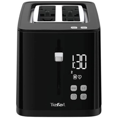 Тостер Tefal Digital 850Вт, LED дисплей, пластик, чорний (TT640810) Тостер Tefal Digital 850Вт, LED дисплей, пластик, чорний (TT640810)