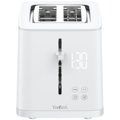Тостер Tefal Sense 850Вт, LED дисплей, метал/пластик, білий (TT693110) Тостер Tefal Sense 850Вт, LED дисплей, метал/пластик, білий (TT693110)
