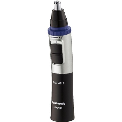 Тример Panasonic, для носа, 1хАА, насадок-1, сталь, чорно-сріблястий (ER-GN30-K520)