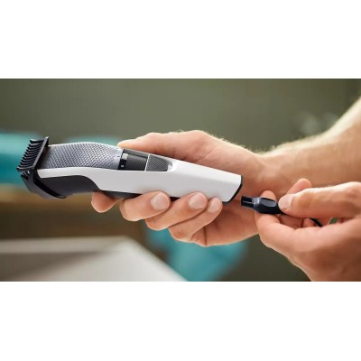 Тример Philips Beardtrimmer series 3000, для бороди і вусів, акум., сталь, чорно-сріблястий (BT3206/14) Тример Philips Beardtrimmer series 3000, для бороди і вусів, акум., сталь, чорно-сріблястий (BT3206/14)