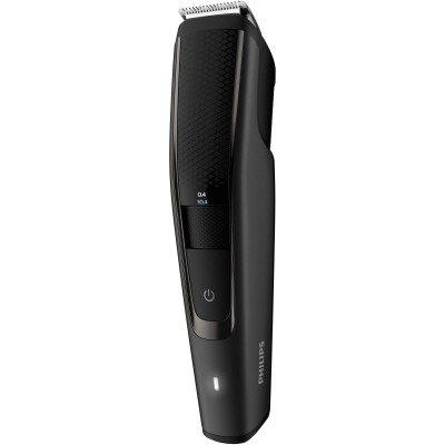 Тример Philips Beardtrimmer series 5000, для бороди і вусів, мережа+акум., насадок-2, чохол, сталь, чорний (BT5515/70) Тример Philips Beardtrimmer series 5000, для бороди і вусів, мережа+акум., насадок-2, чохол, сталь, чорний (BT5515/70)