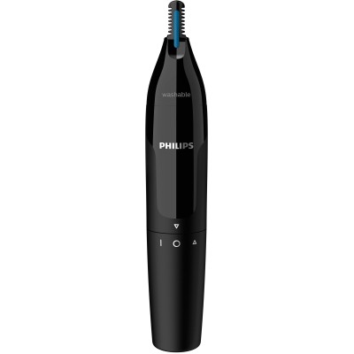 Тример Philips Series 1000, для носа та вух, 1хАА, сталь, чорний (NT1650/16) Тример Philips Series 1000, для носа та вух, 1хАА, сталь, чорний (NT1650/16)