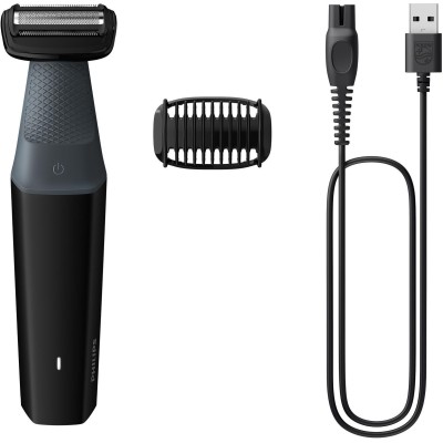 Тример Philips Series 3001, для тіла та інтимних зон, акум., насадок-1, сталь, чорний (BG3017/01) Тример Philips Series 3001, для тіла та інтимних зон, акум., насадок-1, сталь, чорний (BG3017/01)