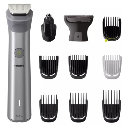 Тример Philips Series 5000, акум., насадок-11, сталь, сірий (MG5930/15) Тример Philips Series 5000, акум., насадок-11, сталь, сірий (MG5930/15)