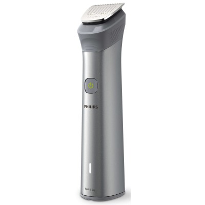 Тример Philips Series 5000, для бороди, вусів, окантовки, голови, тіла, акум., насадок-12, сталь, сірий (MG5940/15) Тример Philips Series 5000, для бороди, вусів, окантовки, голови, тіла, акум., насадок-12, сталь, сірий (MG5940/15)
