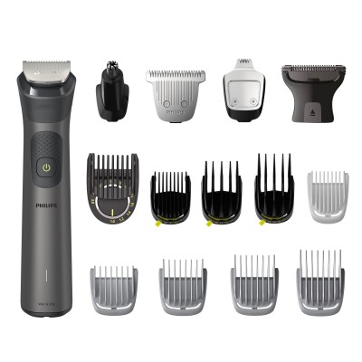 Тример Philips Series 7000, для обличчя, голови, тіла, акум., насадок-15, сталь, сіро-чорний (MG7950/15) Тример Philips Series 7000, для обличчя, голови, тіла, акум., насадок-15, сталь, сіро-чорний (MG7950/15)