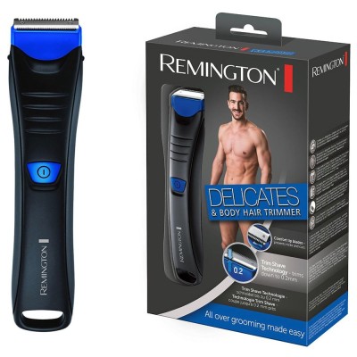 Тример Remington Delicates, для тіла та інтимних зон , акум., сталь, чорно-синій (BHT250) Тример Remington Delicates, для тіла та інтимних зон , акум., сталь, чорно-синій (BHT250)