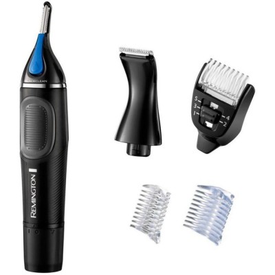 Тример Remington Nano Series Lithium, для носа та вух, ААx1, насадок-4, сталь, чорно-синій (NE3870) Тример Remington Nano Series Lithium, для носа та вух, ААx1, насадок-4, сталь, чорно-синій (NE3870)