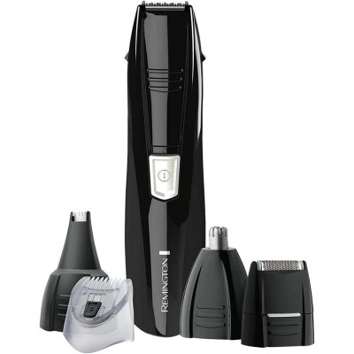 Тример Remington Pilot all in one kit, для бороди, вусів, носа та тіла, ААх2, насадок-4, сталь, чорний (PG180) Тример Remington Pilot all in one kit, для бороди, вусів, носа та тіла, ААх2, насадок-4, сталь, чорний (PG180)