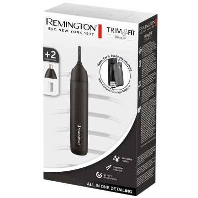 Тример Remington Trim & Fit, ААх1, вібраційний мотор, насадок-3, чохол, титан.напил., чорний (NE8000) Тример Remington Trim & Fit, ААх1, вібраційний мотор, насадок-3, чохол, титан.напил., чорний (NE8000)