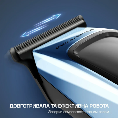 Тример Rowenta Barber Experience, для голови, бороди, мережа+акум., роторний мотор, насадок-5, нержавіюча сталь з покриттям DLC, Тример Rowenta Barber Experience, для голови, бороди, мережа+акум., роторний мотор, насадок-5, нержавіюча сталь з покриттям DLC,