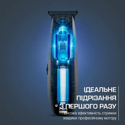 Тример Rowenta Barber Experience, для голови, бороди, мережа+акум., роторний мотор, насадок-5, нержавіюча сталь з покриттям DLC, Тример Rowenta Barber Experience, для голови, бороди, мережа+акум., роторний мотор, насадок-5, нержавіюча сталь з покриттям DLC,