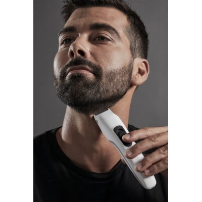 Тример Rowenta Easy, для бороди, вусів і голови, мережа+акум., насадок-8, сталь, чорно-білий (TN8961F4) Тример Rowenta Easy, для бороди, вусів і голови, мережа+акум., насадок-8, сталь, чорно-білий (TN8961F4)