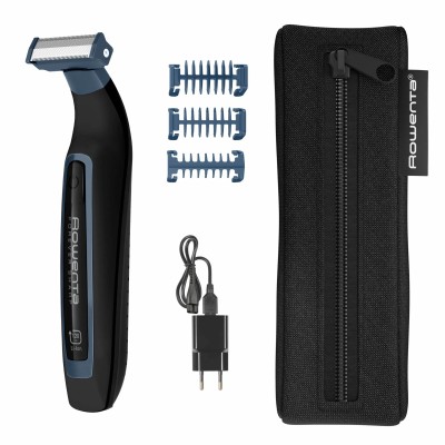 Тример Rowenta Forever Sharp Sport Collection, для бороди і вусів, мережа+акум., роторний мотор, насадок-3, сталь, чорно-синій ( Тример Rowenta Forever Sharp Sport Collection, для бороди і вусів, мережа+акум., роторний мотор, насадок-3, сталь, чорно-синій (