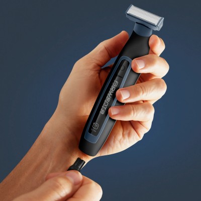 Тример Rowenta Forever Sharp Sport Collection, для бороди і вусів, мережа+акум., роторний мотор, насадок-3, сталь, чорно-синій ( Тример Rowenta Forever Sharp Sport Collection, для бороди і вусів, мережа+акум., роторний мотор, насадок-3, сталь, чорно-синій (