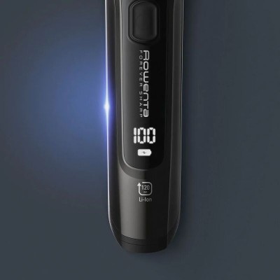 Тример Rowenta Forever Sharp Ultimate, для бороди, вусів, акум., насадок-10, 120 хв. використання, дисплей, сталь, чорний (TN620