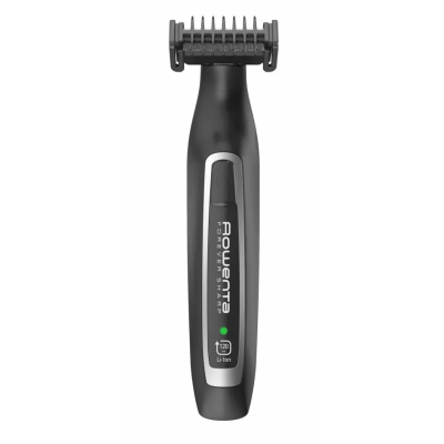 Тример Rowenta Forever Sharp, для бороди і вусів, мережа+акум., роторний мотор, насадок-3, сталь, чорний (TN6000F5) Тример Rowenta Forever Sharp, для бороди і вусів, мережа+акум., роторний мотор, насадок-3, сталь, чорний (TN6000F5)