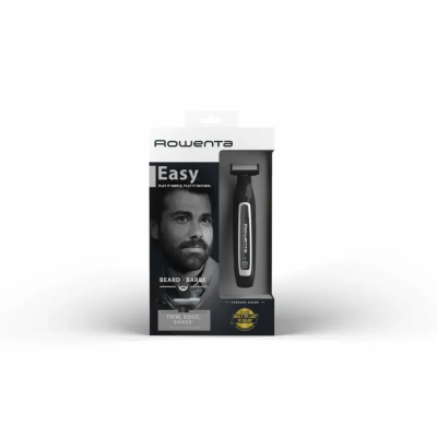 Тример Rowenta Forever Sharp, для бороди і вусів, мережа+акум., роторний мотор, насадок-3, сталь, чорний (TN6000F5) Тример Rowenta Forever Sharp, для бороди і вусів, мережа+акум., роторний мотор, насадок-3, сталь, чорний (TN6000F5)