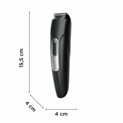 Тример Rowenta Stylis Easy, для бороди і вусів, мережа+акум., насадок-2, сталь, чорний (TN2804E0) Тример Rowenta Stylis Easy, для бороди і вусів, мережа+акум., насадок-2, сталь, чорний (TN2804E0)