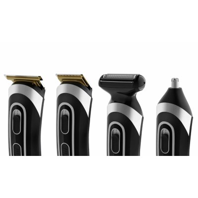 Тример Rowenta Trim & Style, для бороди, вусів, голови и тіла, мережа+акум., роторний мотор, насадок-11, чохол, титан.напил., чо Тример Rowenta Trim & Style, для бороди, вусів, голови и тіла, мережа+акум., роторний мотор, насадок-11, чохол, титан.напил., чо