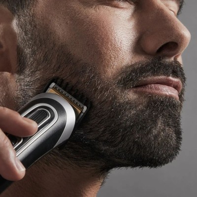 Тример Rowenta Trim & Style, для бороди, вусів, голови и тіла, мережа+акум., роторний мотор, насадок-11, чохол, титан.напил., чо Тример Rowenta Trim & Style, для бороди, вусів, голови и тіла, мережа+акум., роторний мотор, насадок-11, чохол, титан.напил., чо
