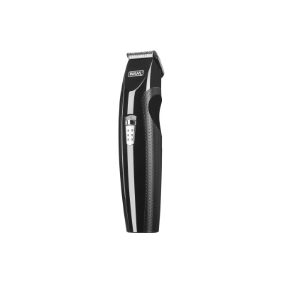 Тример WAHL Mustache&Beard, для бороди і вусів, ААx2, в комплекті, роторний мотор, насадок-4, гребінець, підставка, сталь, чорни Тример WAHL Mustache&Beard, для бороди і вусів, ААx2, в комплекті, роторний мотор, насадок-4, гребінець, підставка, сталь, чорни