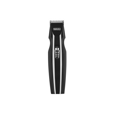 Тример WAHL Mustache&Beard, для бороди і вусів, ААx2, в комплекті, роторний мотор, насадок-4, гребінець, підставка, сталь, чорни Тример WAHL Mustache&Beard, для бороди і вусів, ААx2, в комплекті, роторний мотор, насадок-4, гребінець, підставка, сталь, чорни