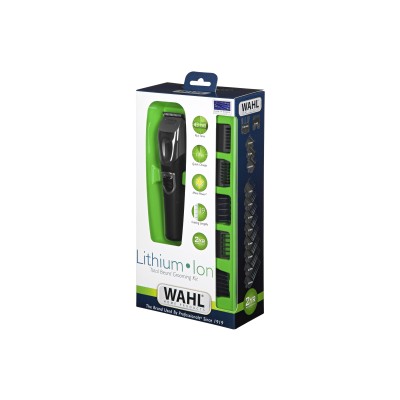 Тример WAHL Total Beard Grooming Kit, для бороди і вусів, мережа+акум., насадок-12, сталь, чорний (09854-2916) Тример WAHL Total Beard Grooming Kit, для бороди і вусів, мережа+акум., насадок-12, сталь, чорний (09854-2916)