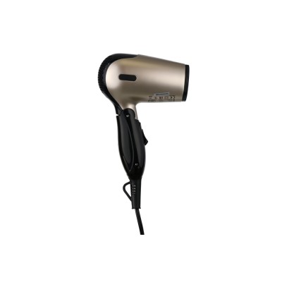 Фен Ardesto Gemini HD-503T дорожній, 1200 Вт, складана ручка, 2 швидкості, 2 темпер. режими, золотисто-чорний Фен Ardesto Gemini HD-503T дорожній, 1200 Вт, складана ручка, 2 швидкості, 2 темпер. режими, золотисто-чорний
