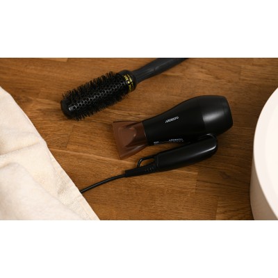 Фен Ardesto HD-Y120T, дорожній, 1200Вт, складна ручка, 2 швидкості, 2 темп. режими, чорний Фен Ardesto HD-Y120T, дорожній, 1200Вт, складна ручка, 2 швидкості, 2 темп. режими, чорний