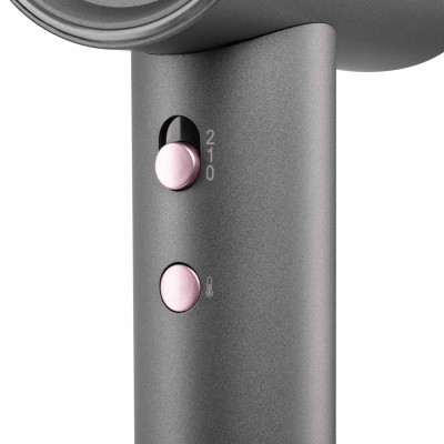 Фен Ardesto Pink Touch, 1600Вт, 2 швидкості, 3темп.режими, іонізація, дифузор, магнітні насадки, сірий+рожевий (HD-R300PT) Фен Ardesto Pink Touch, 1600Вт, 2 швидкості, 3темп.режими, іонізація, дифузор, магнітні насадки, сірий+рожевий (HD-R300PT)