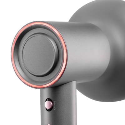 Фен Ardesto Pink Touch, 1600Вт, 2 швидкості, 3темп.режими, іонізація, дифузор, магнітні насадки, сірий+рожевий (HD-R300PT) Фен Ardesto Pink Touch, 1600Вт, 2 швидкості, 3темп.режими, іонізація, дифузор, магнітні насадки, сірий+рожевий (HD-R300PT)