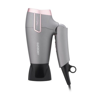 Фен Ardesto Pink Touch, 2000Вт, 2 швидкості, 2 темп.режими, складана ручка, сірий+рожевий (HD-R350PT) Фен Ardesto Pink Touch, 2000Вт, 2 швидкості, 2 темп.режими, складана ручка, сірий+рожевий (HD-R350PT)