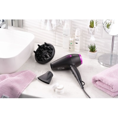 Фен Ardesto Violet PRO HD-Y221PRO ,1750-2100Вт, 2 швидкості, 3темп.режими,дифузор, чорний Фен Ardesto Violet PRO HD-Y221PRO ,1750-2100Вт, 2 швидкості, 3темп.режими,дифузор, чорний