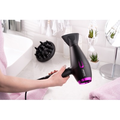 Фен Ardesto Violet PRO HD-Y221PRO ,1750-2100Вт, 2 швидкості, 3темп.режими,дифузор, чорний Фен Ardesto Violet PRO HD-Y221PRO ,1750-2100Вт, 2 швидкості, 3темп.режими,дифузор, чорний