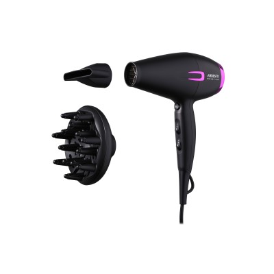 Фен Ardesto Violet PRO HD-Y221PRO ,1750-2100Вт, 2 швидкості, 3темп.режими,дифузор, чорний Фен Ardesto Violet PRO HD-Y221PRO ,1750-2100Вт, 2 швидкості, 3темп.режими,дифузор, чорний