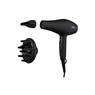 Фен Ardesto Violet PRO HD-Y222PRO, 1850-2200Вт, 2 швидкості, 3темп.режима, дифузор, чорний Фен Ardesto Violet PRO HD-Y222PRO, 1850-2200Вт, 2 швидкості, 3темп.режима, дифузор, чорний
