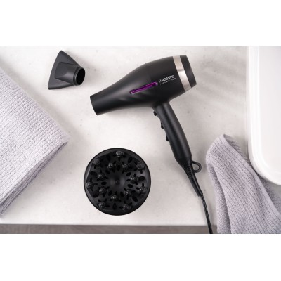 Фен Ardesto Violet PRO HD-Y223PRO, 1850-2200Вт, 2 швидкості , 3темп.режими, дифузор, чорний Фен Ardesto Violet PRO HD-Y223PRO, 1850-2200Вт, 2 швидкості , 3темп.режими, дифузор, чорний