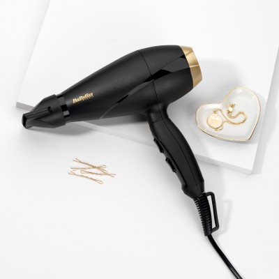Фен Babyliss AC motor PRO, 2000Вт, 2 режими, дифузор, хол. обдув, чорний (6704E) Фен Babyliss AC motor PRO, 2000Вт, 2 режими, дифузор, хол. обдув, чорний (6704E)